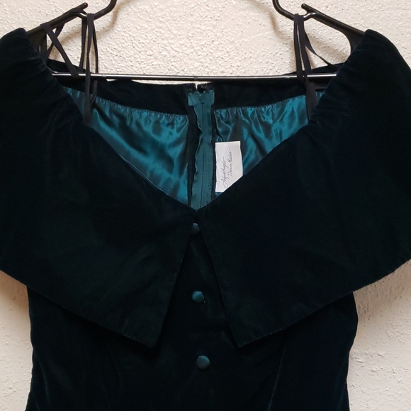 Vintage Alfred Angelo Off The Shoulder Dress - Picture 6 of 9